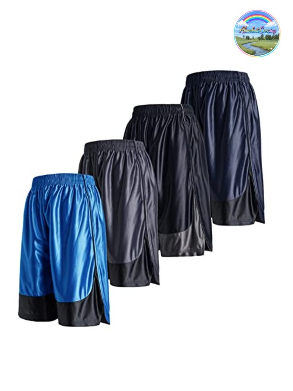 Basketball Shorts with Pockets for Men, Athletic Gym Shorts Quick Dry (2 Pack)